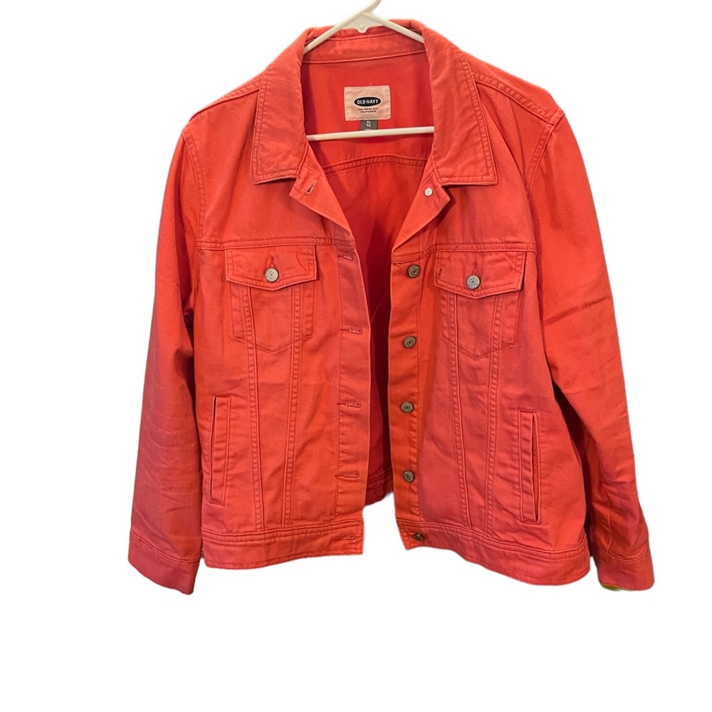Old Navy Women’s Coral Denim Jacket